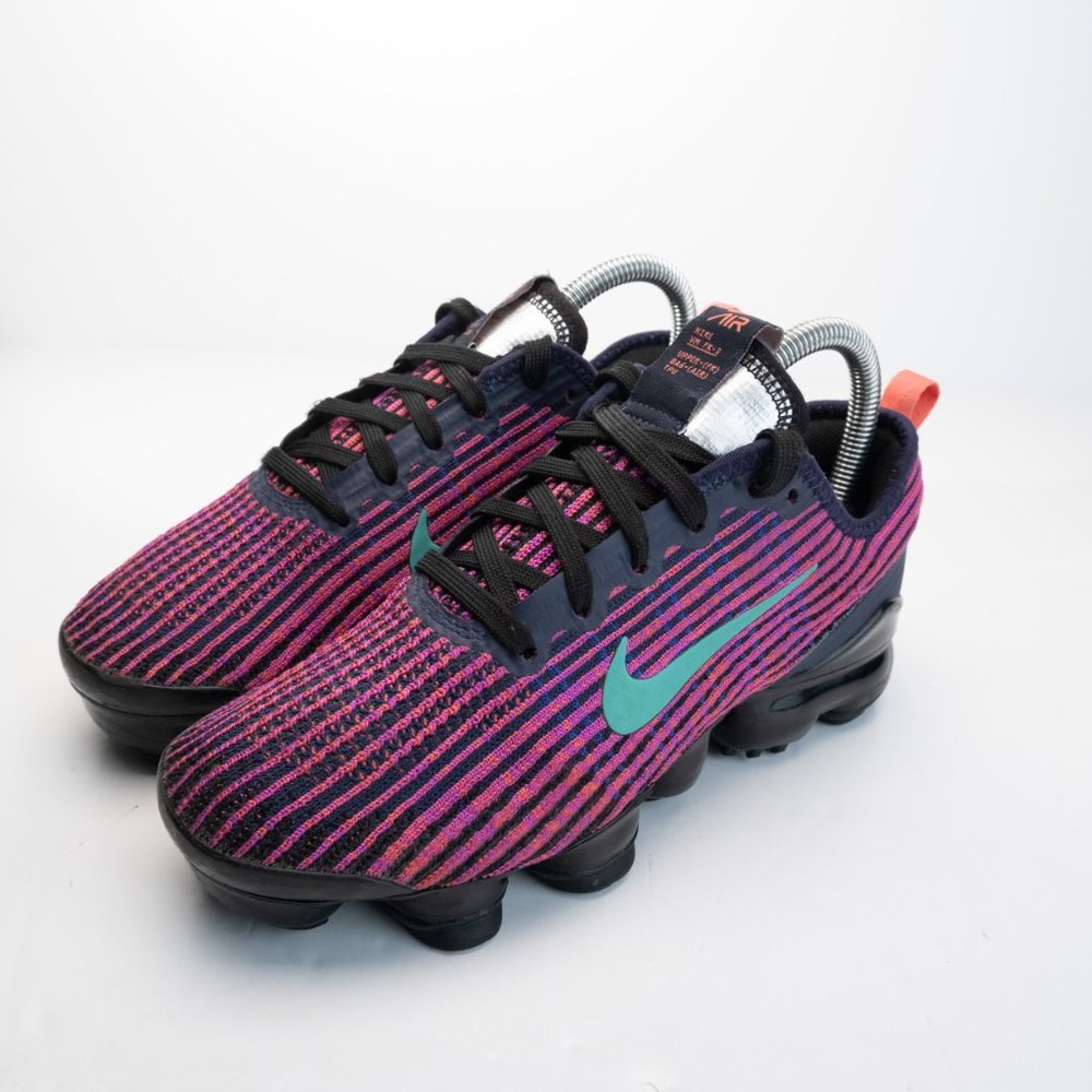 Nike Air VaporMax Flyknit 3 Vivid Purple BQ5238-402 size 4Y - Picture 5 of 12